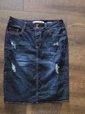 !it jeans Tatiana Dark Blue Denim Skirt